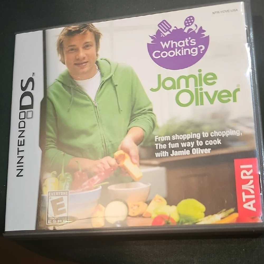 Nintendo DS What's Cooking? Jamie Oliver - Green and Red
